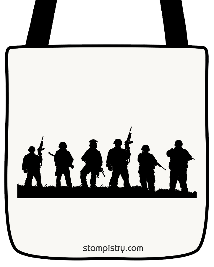 Veterans Infantry Tote Bag