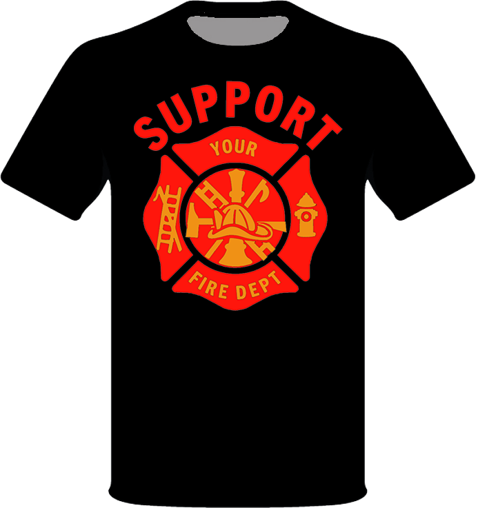 Support Fire Dept T-Shirt