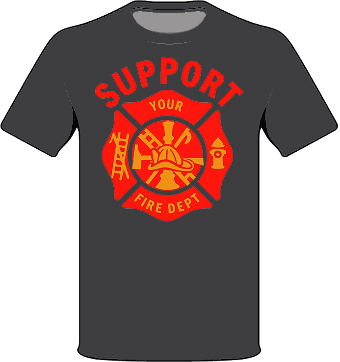 Support Fire Dept T-Shirt