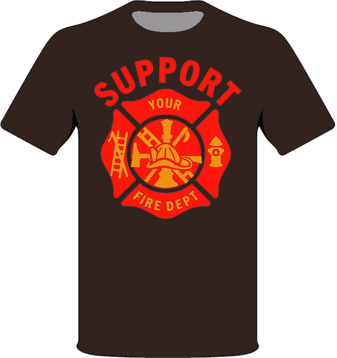Support Fire Dept T-Shirt