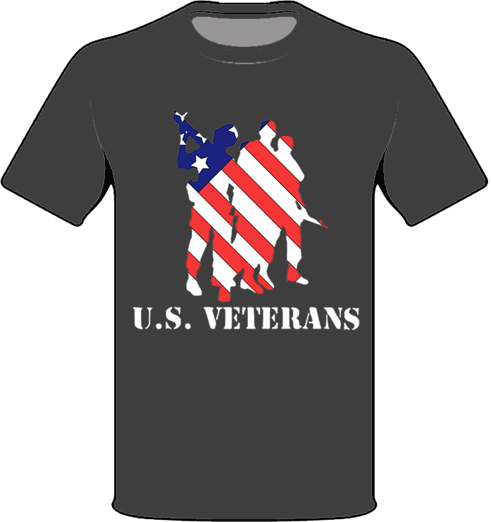 U.S. Veterans Silhouette T-Shirt